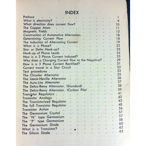 Vintage 1961 How and Why of 3 Phase Automobile Alternators Repair Mid-Century - Picture 7 of 10